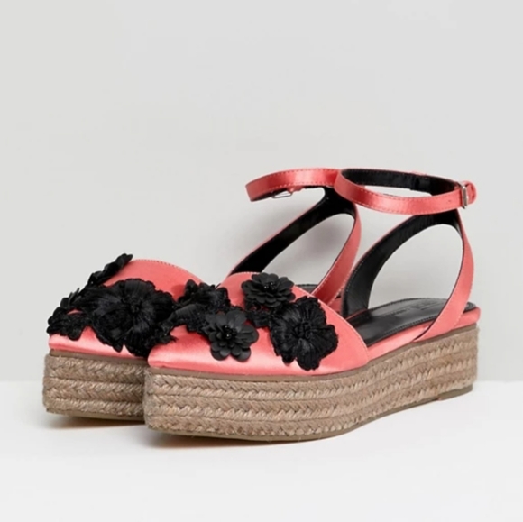 ASOS coral espadrilles - Picture 2 of 7